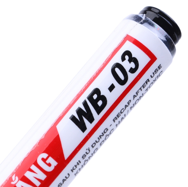 Vỉ 2 Bút Lông Bảng Thiên Long WB-03 - Mực Đen