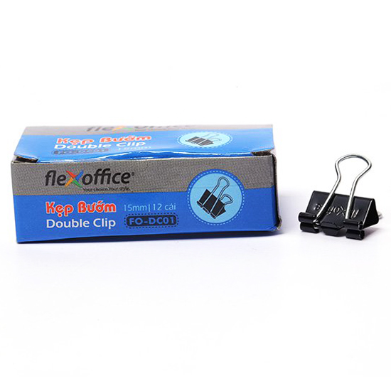 Kẹp Bướm 15mm Flexoffice FO-DC01