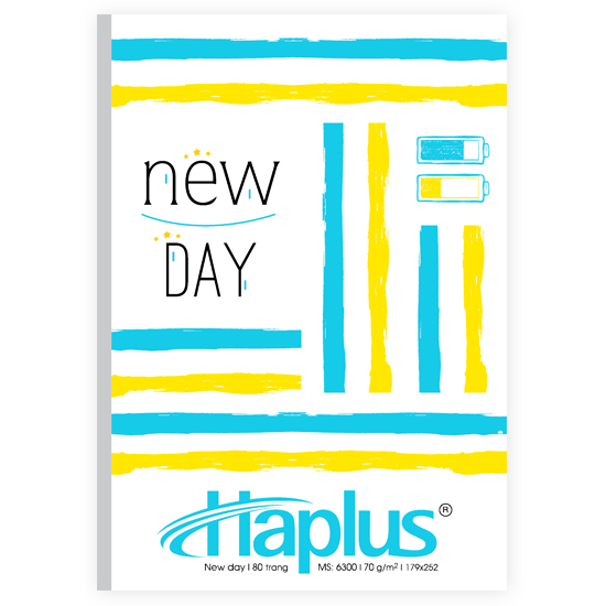 Vở Kẻ Ngang Hải Tiến Haplus 6300 Newday 80 Trang