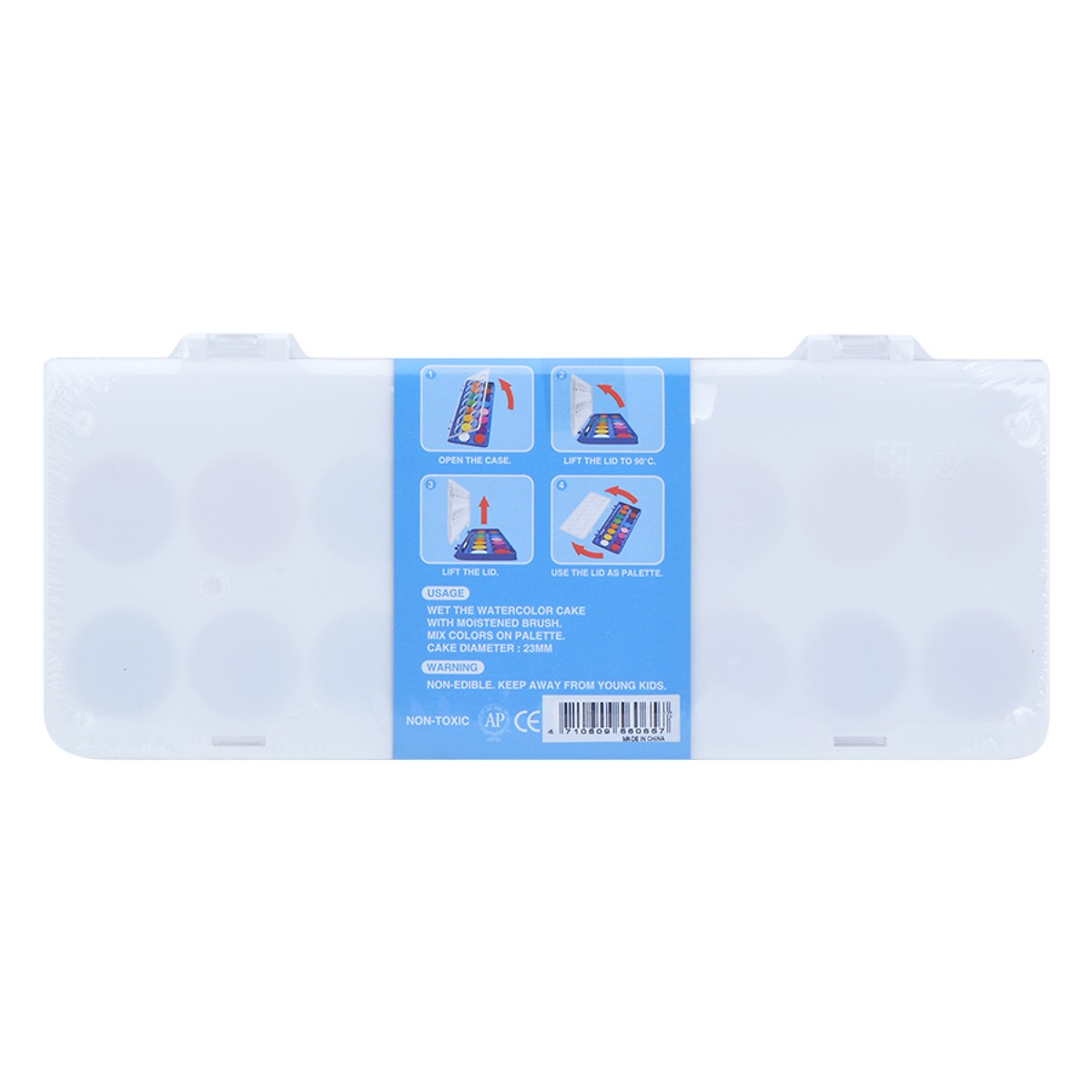 Hộp Màu Nước 16 Màu Dạng Khay Simbalion WCC-16