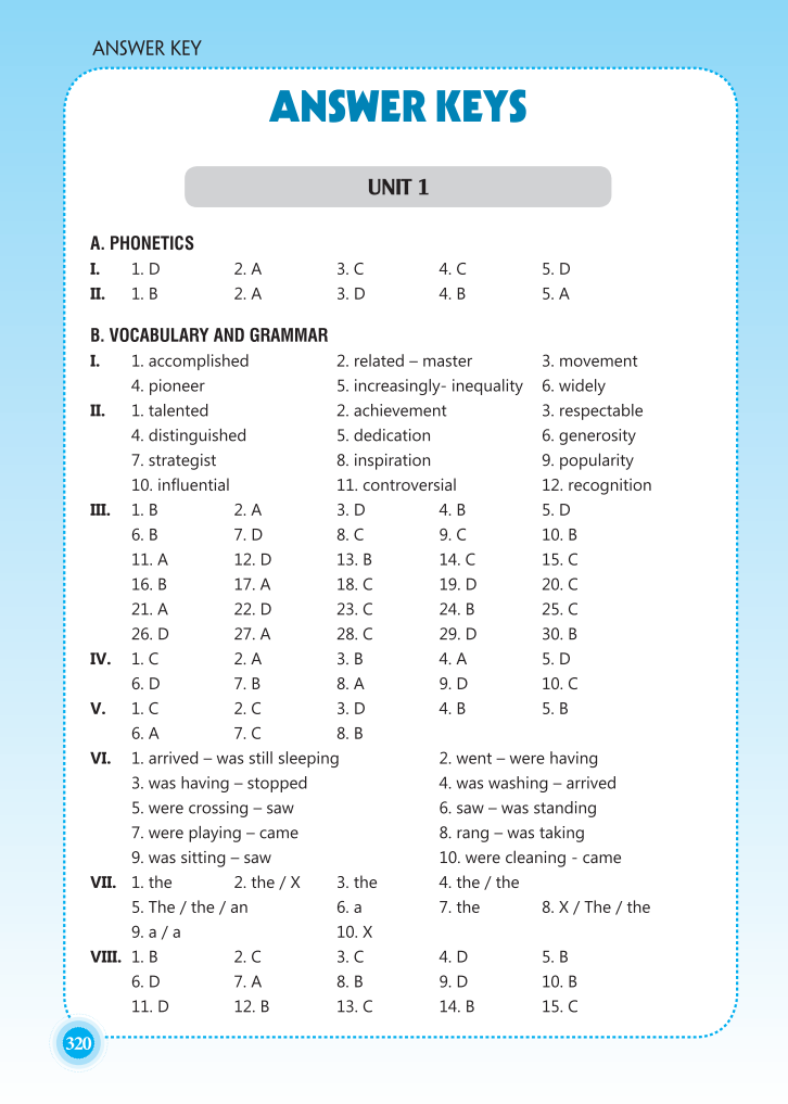 Bài Tập Tiếng Anh Lớp 12 (Có Đáp Án)