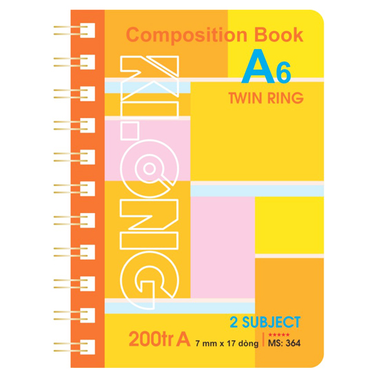 Sổ Lò Xo A6 364 200 Trang K.Long