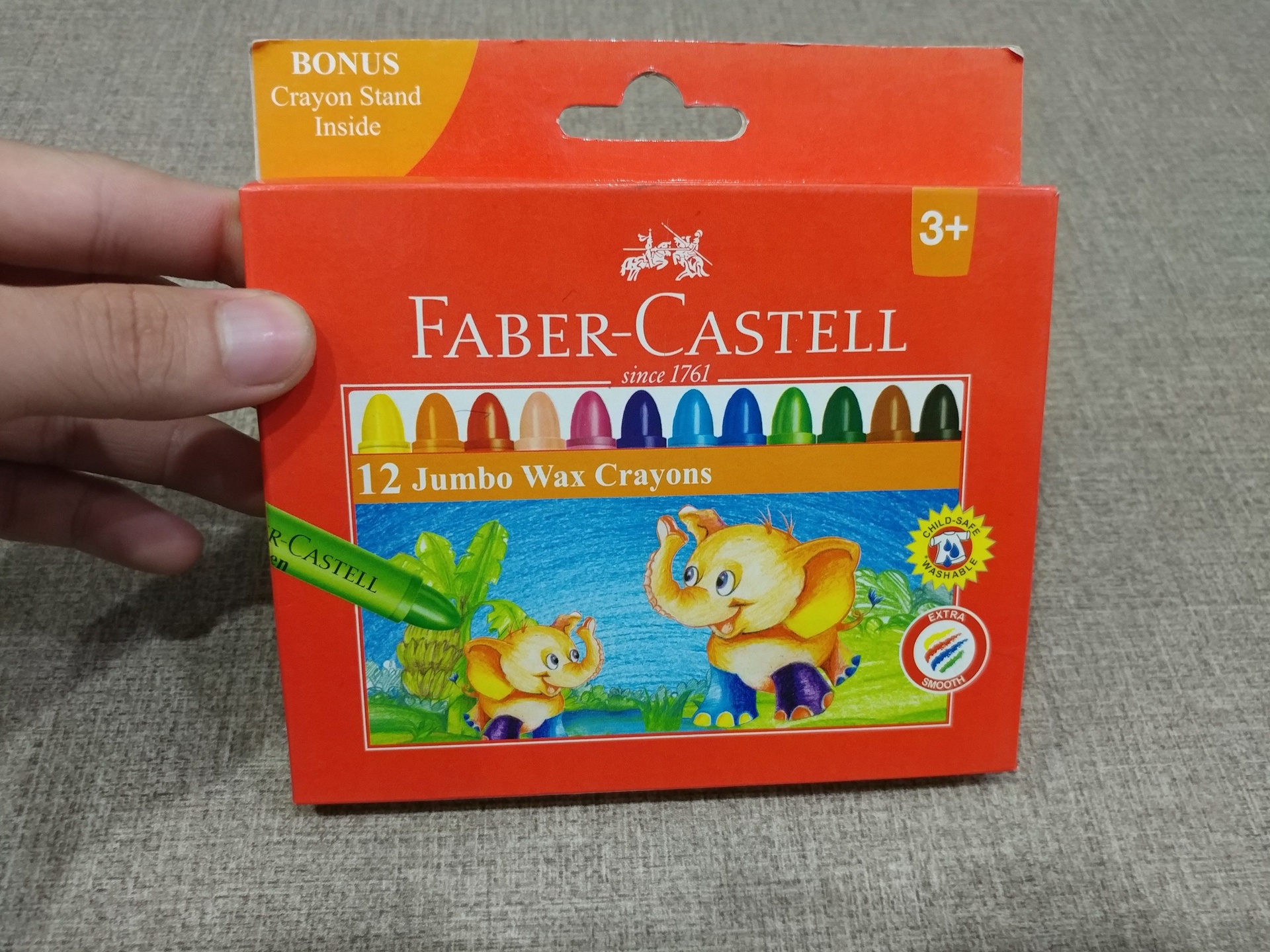 Bút Sáp Màu Jumbo 12 Màu