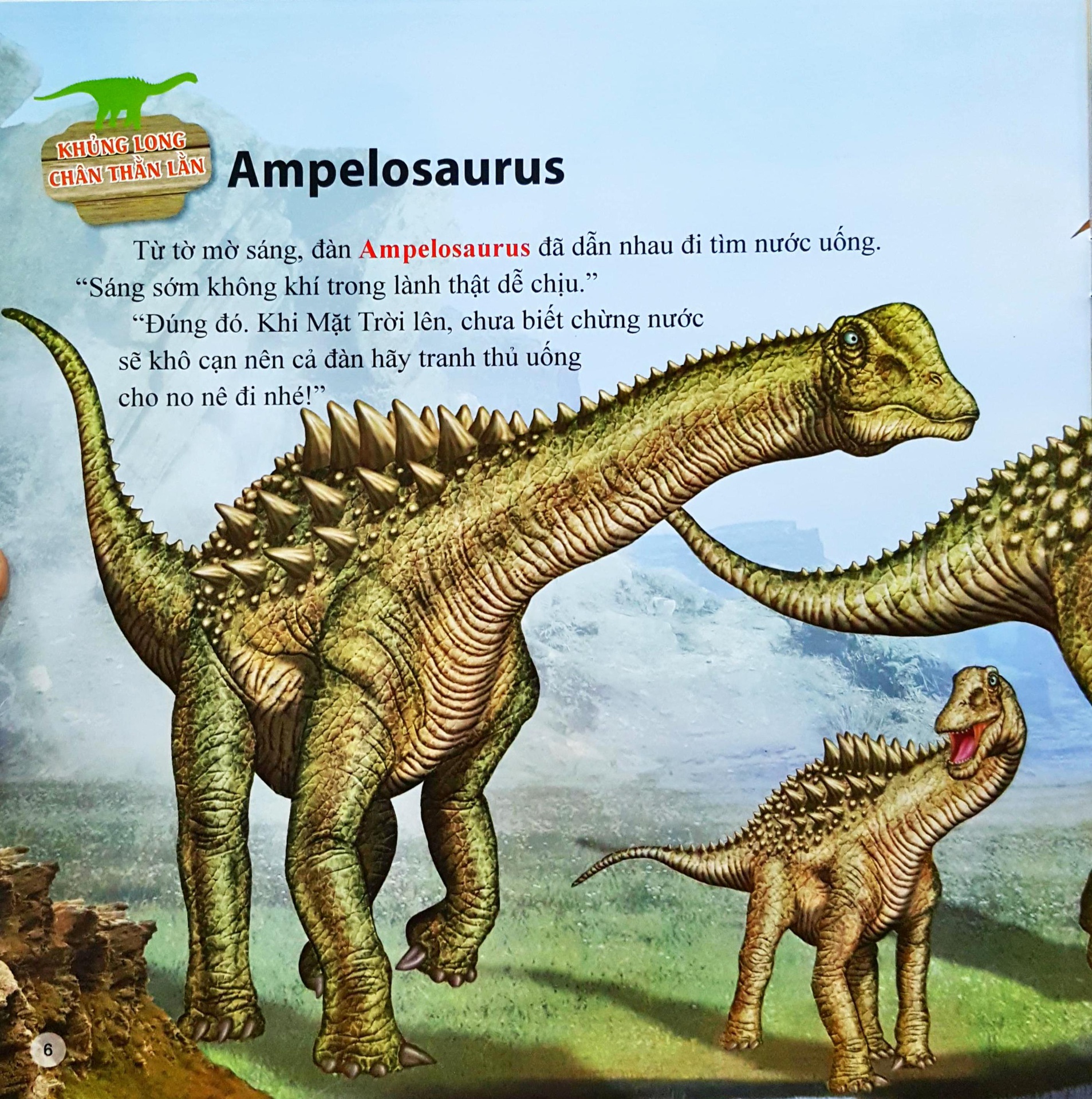 Khủng Long Lưng Gai - Ampelosaurus