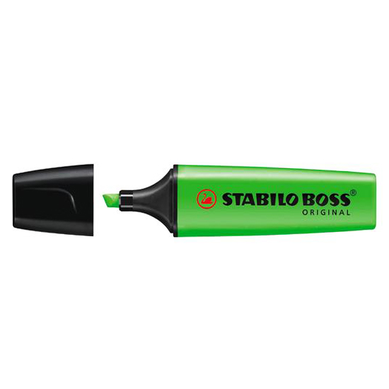 Bút Nhớ Dòng Stabilo Boss 70/33 - Màu Xanh Lá