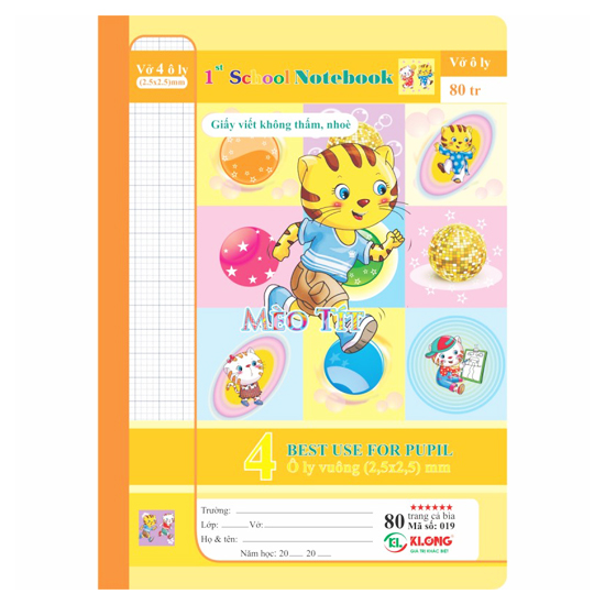 Vở Ô Ly Mèo Tít 80 Trang 019 K.Long