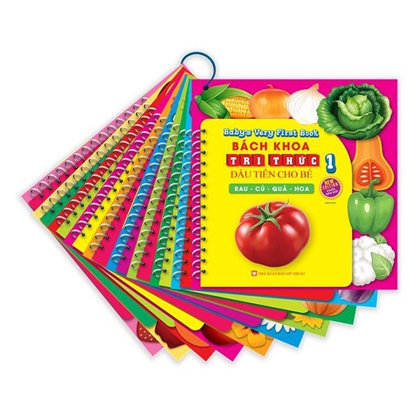 Bách Khoa Tri Thức Đầu Tiên Cho Bé: Rau-Củ-Quả-Hoa (10 Cuốn)