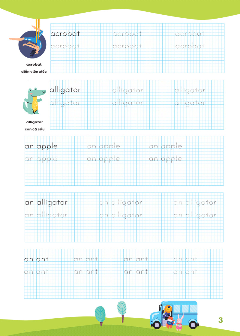 Luyện Viết Chữ Nhớ Từ Vựng - English Writing My Phonics Grade 1