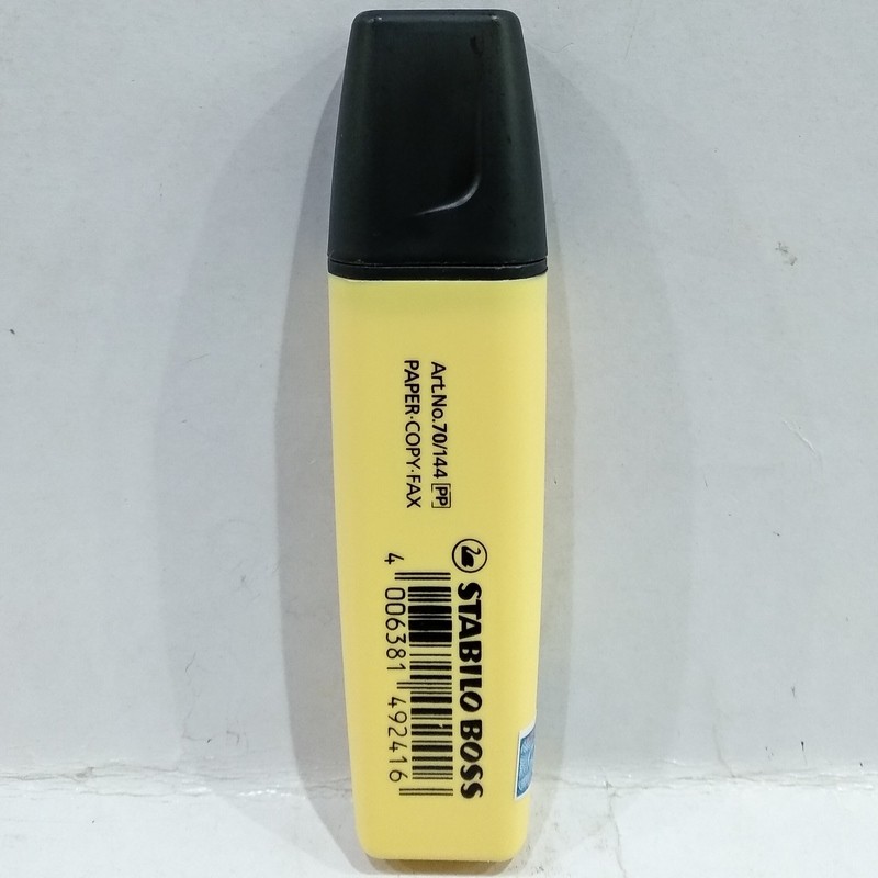 Bút Dạ Quang Stabilo Boss HLP70-144 - Màu Vàng Phấn