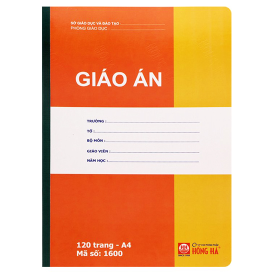 Sổ Giáo Án A4 Hồng Hà 120 Trang 3064