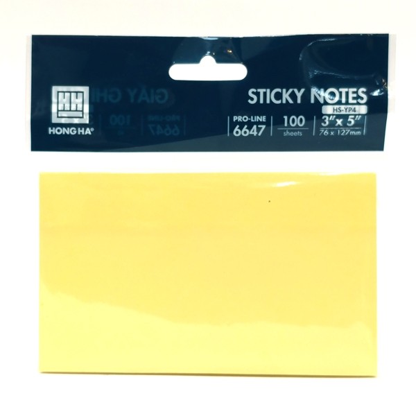 Giấy Note 3x5 Hồng Hà HS-YP4 6647
