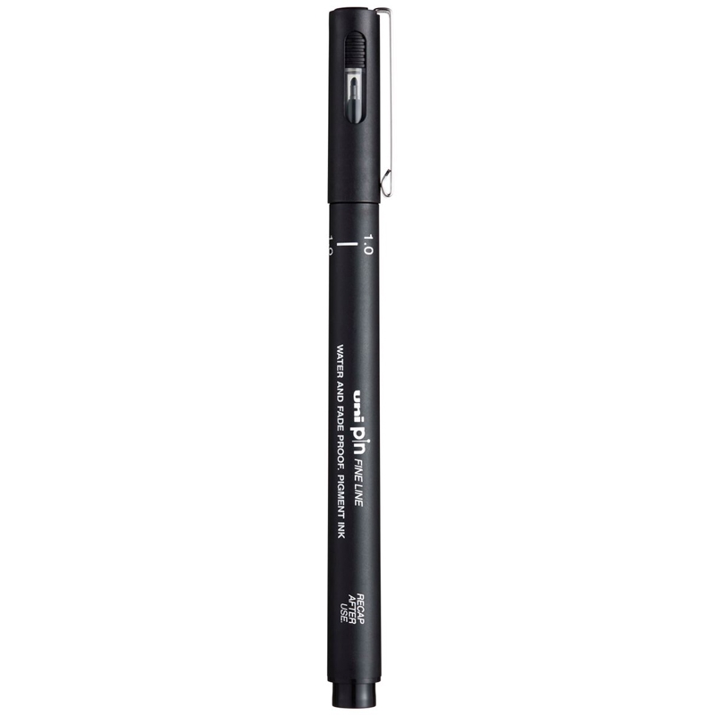 Bút Lông Kim Uni Fine Line Pin 200-10 - Mực Đen
