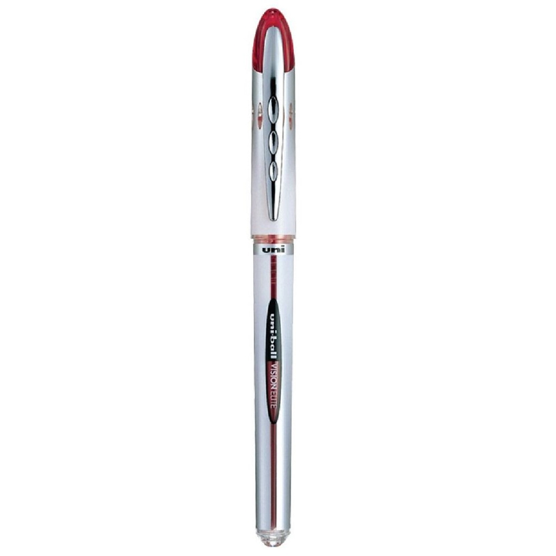 Bút Gel Uni Vision Elite 0.8mm UB-200 - Màu Đỏ