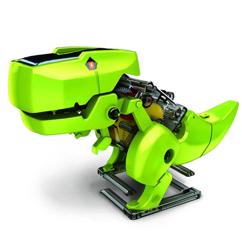 Đồ Chơi Giáo Dục STEM - Lắp Ráp Robot Khủng Long Biến Hình Chạy Bằng Năng Lượng Mặt Trời New Energy 218