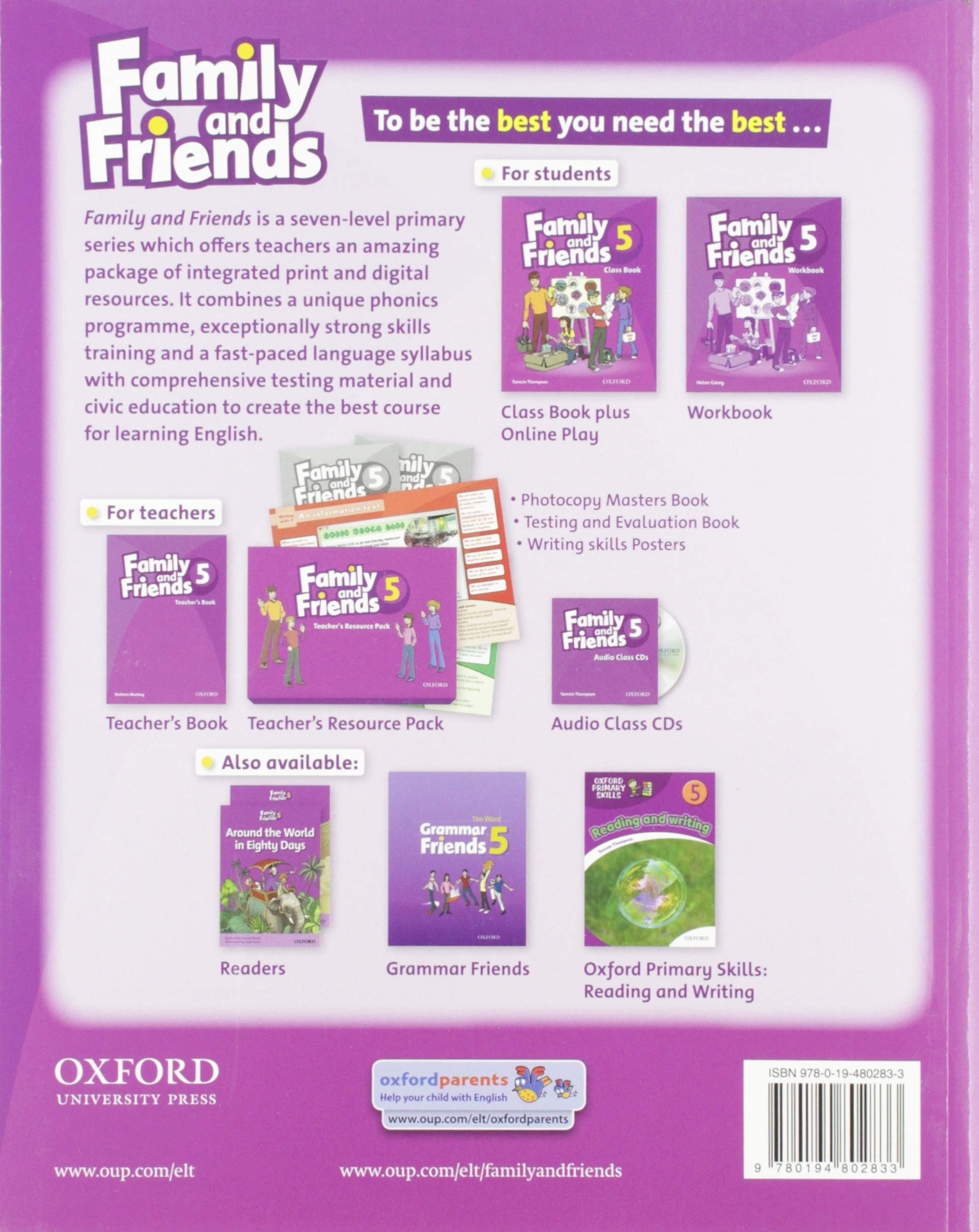 Family And Friends 5 Classbook