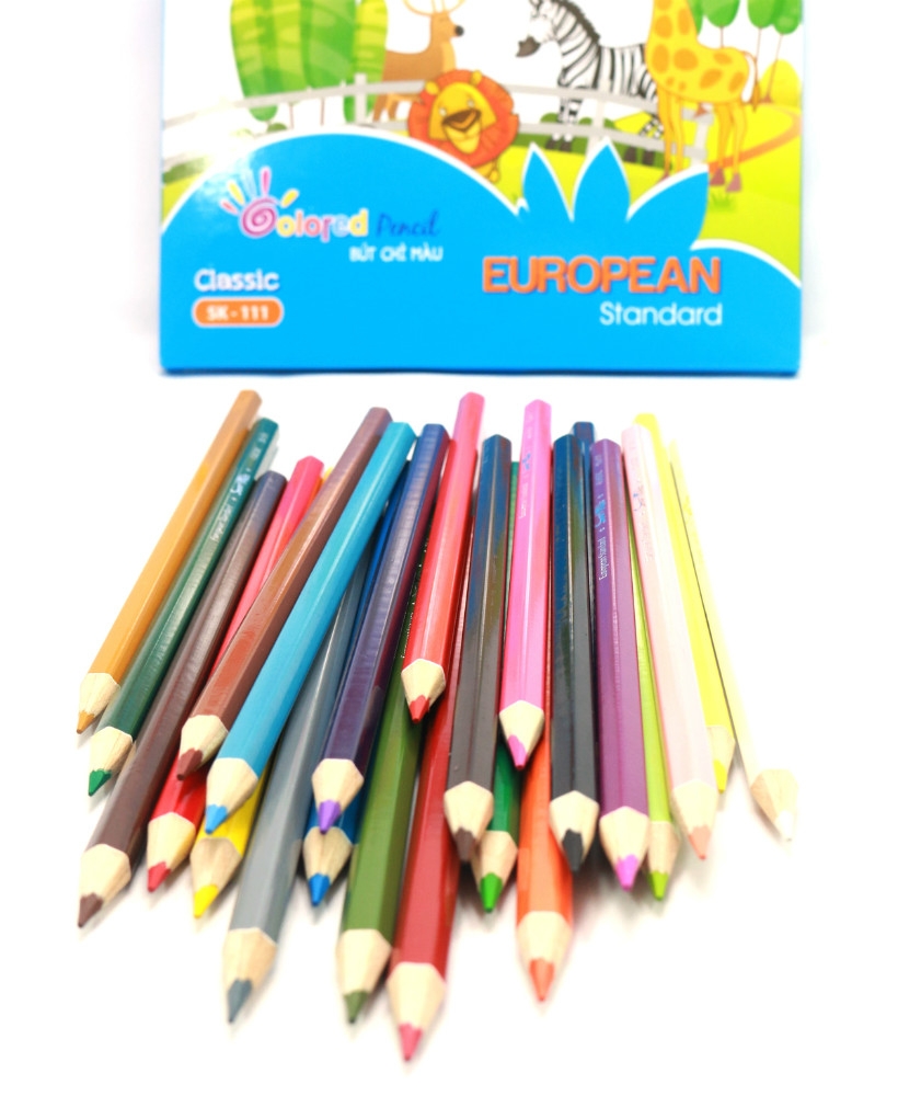 Bút Chì Màu Smart Kids 24 Màu Classic SK-111