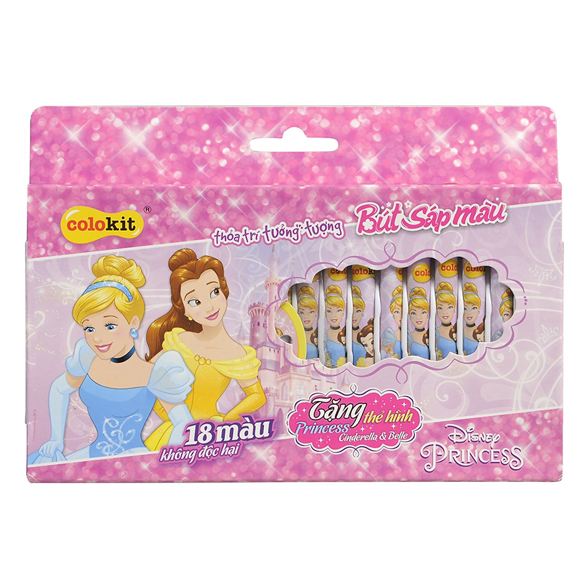Bút Bút Sáp Màu Colokit CR-C029/PR 18 Màu