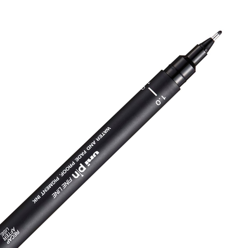 Bút Lông Kim Uni Fine Line Pin 200-10 - Mực Đen