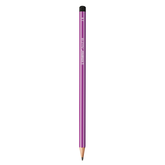 Bút Chì Gỗ Neon Stabilo PC68V-2B - Màu Tím