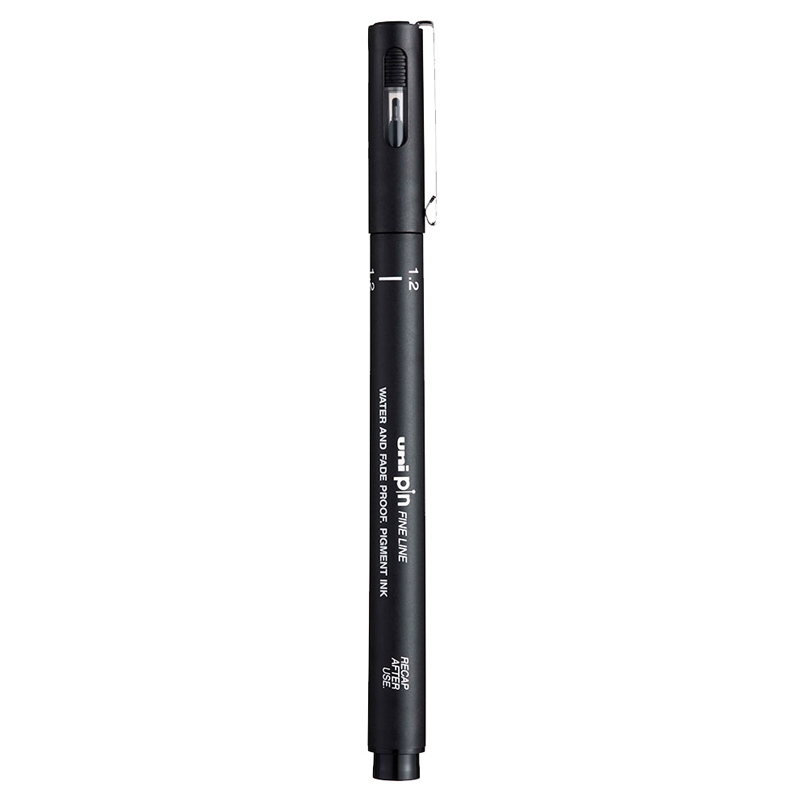 Bút Lông Kim Uni Fine Line Pin 200-12 - Mực Đen
