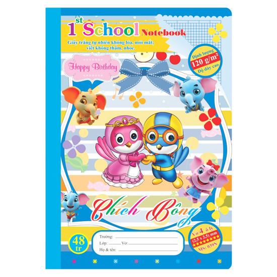 Vở Ô Ly Chích Bông 48 Trang 039 K.Long
