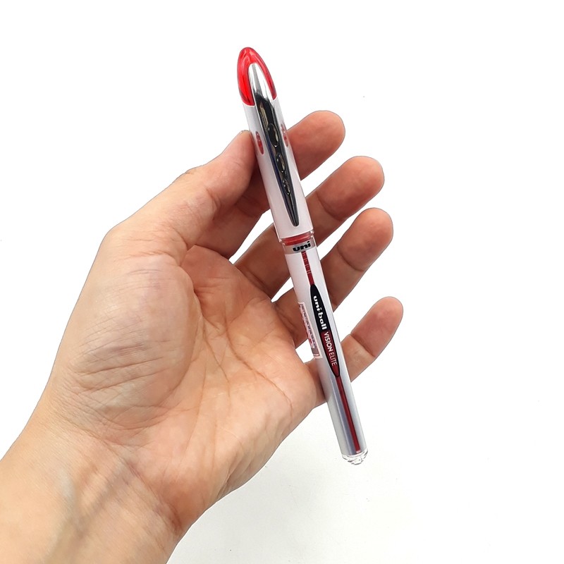 Bút Gel Uni Vision Elite 0.8mm UB-200 - Màu Đỏ
