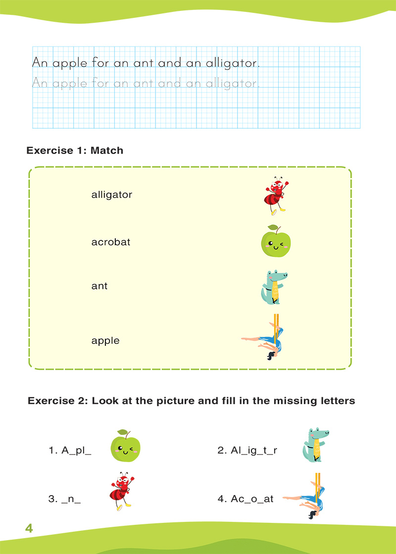 Luyện Viết Chữ Nhớ Từ Vựng - English Writing My Phonics Grade 1