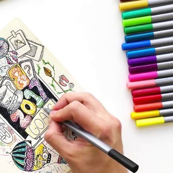 Bút Dạ Kim Faber-Castell 12 Màu 150712