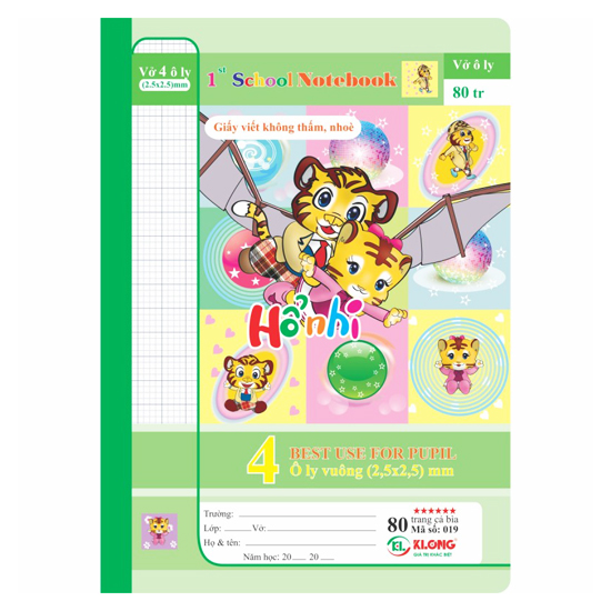 Vở Ô Ly Mèo Tít 80 Trang 019 K.Long