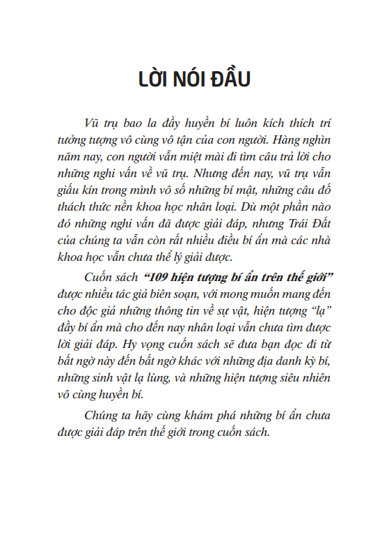 109 Hiện Tượng Bí Ẩn Trên Thế Giới