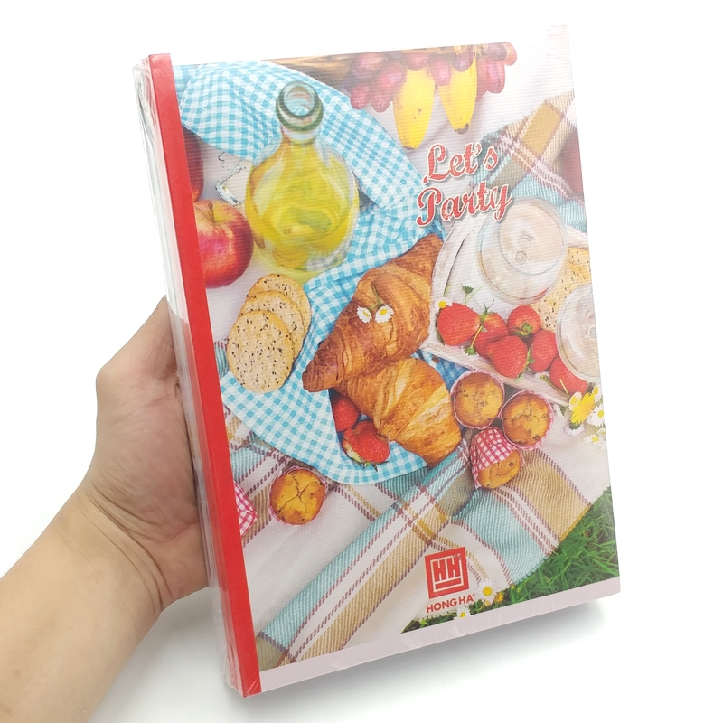 Vở Học Sinh Kẻ Ngang 120 Trang - Hồng Hà - Let's Party - 1425 (Giao Ngẫu Nhiên Mẫu)