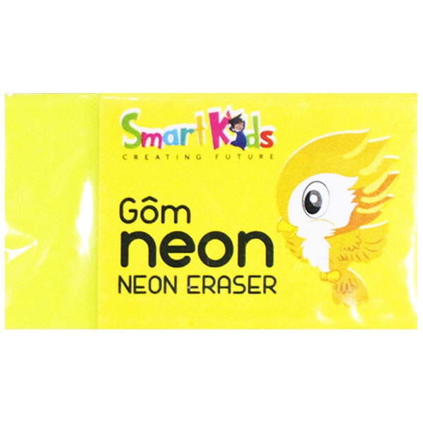 Tẩy Chì SmartKids Neon Smart Kids SK-ER3001YL Màu Vàng