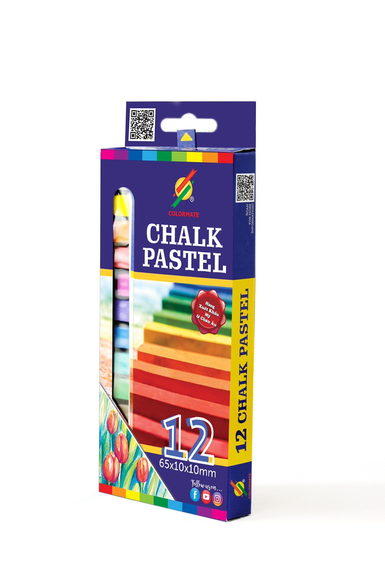 Hộp Giấy 12 Cây Phấn Màu 401044