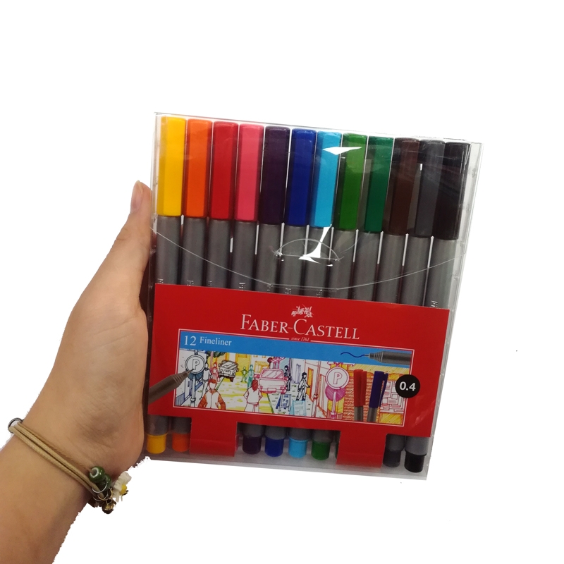 Bút Dạ Kim Faber-Castell 12 Màu 150712
