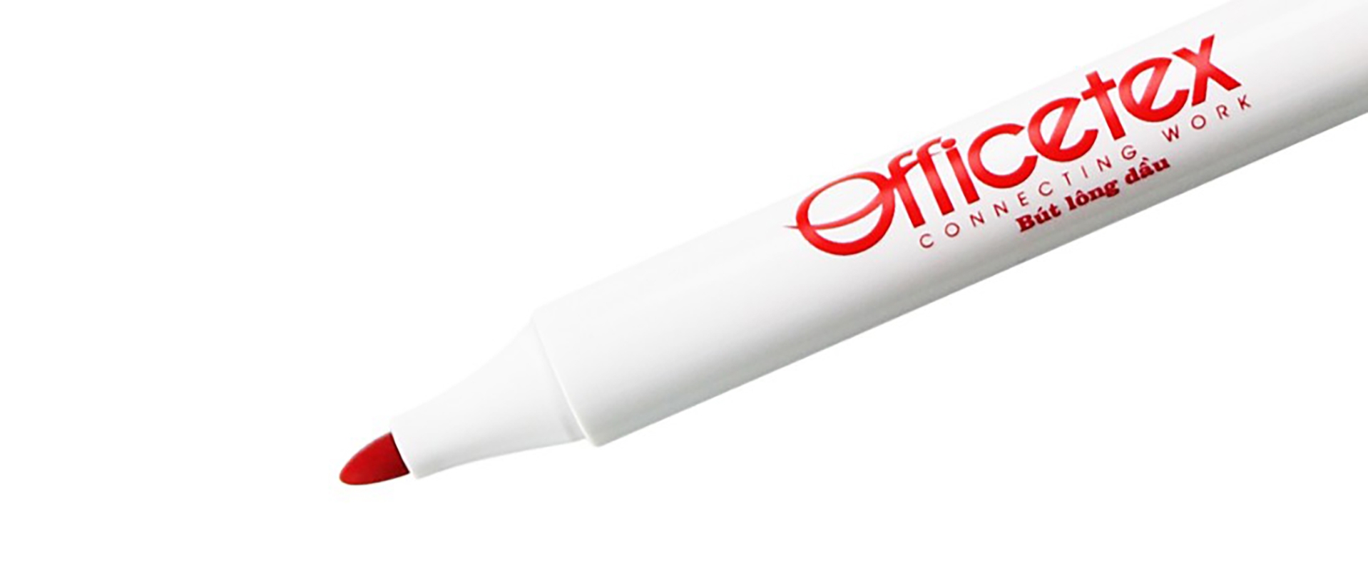 Bút Lông Dầu Officetex OT-PM003RD - Màu Đỏ