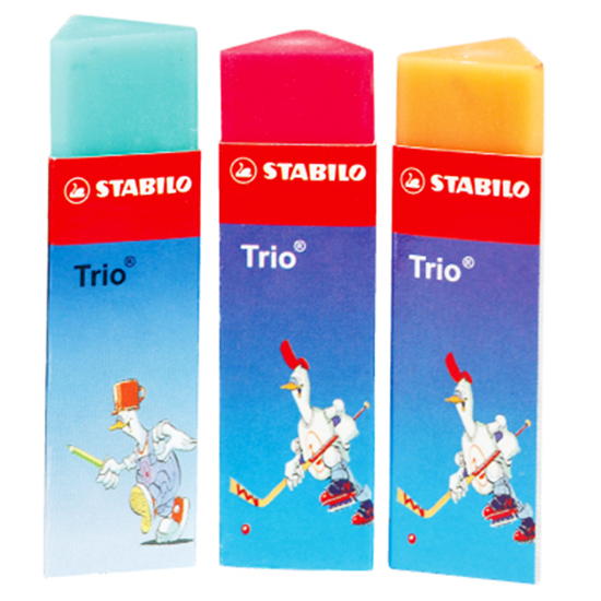 Tẩy Chì Tam Giác Trio Nhiều Màu Stabilo ER199