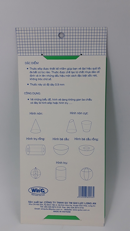 Thước Elipse WinQ E-606