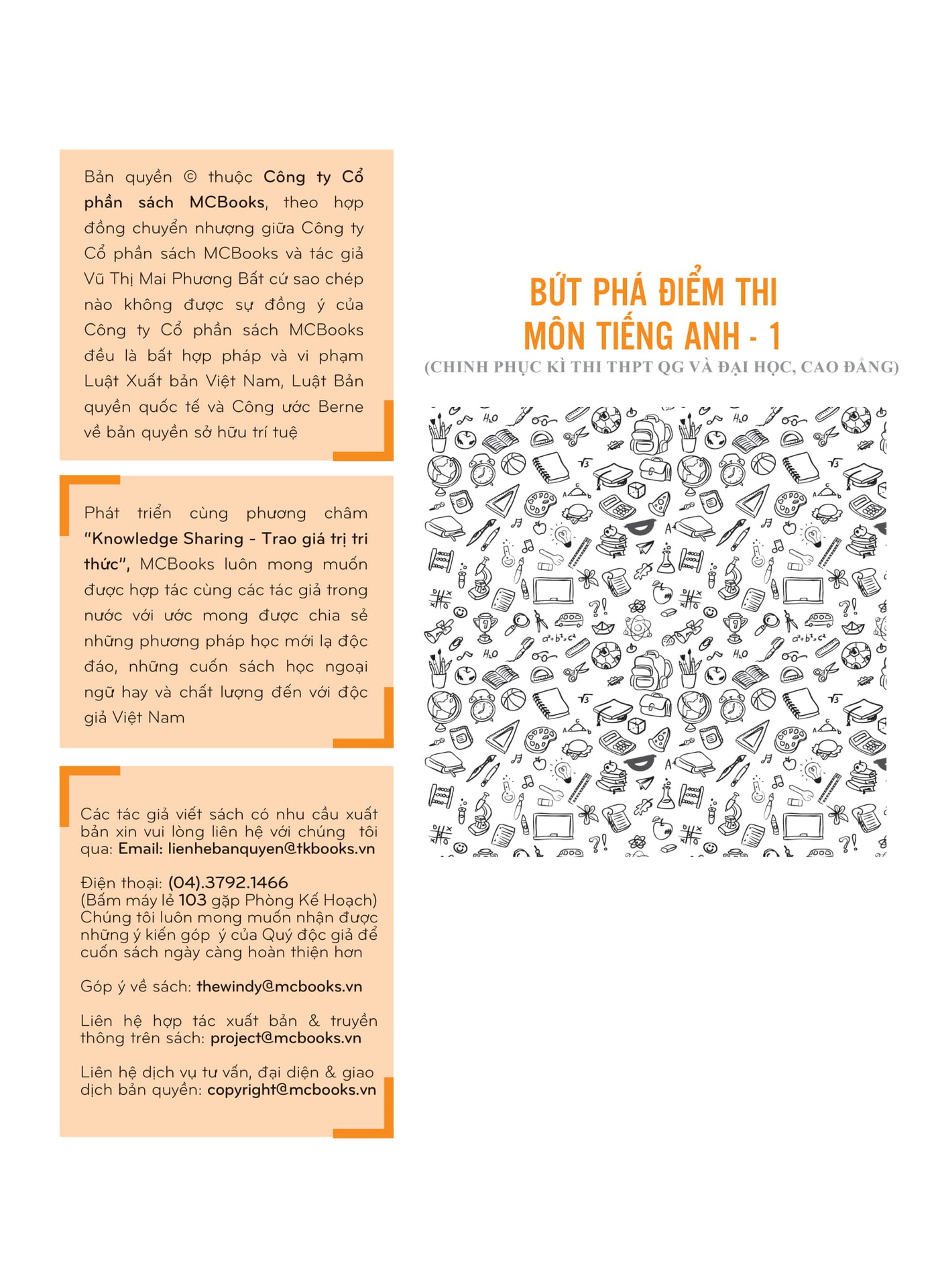 Bứt Phá Điểm Thi Tiếng Anh 1 - Phiên Bản Đặc Biệt 2019