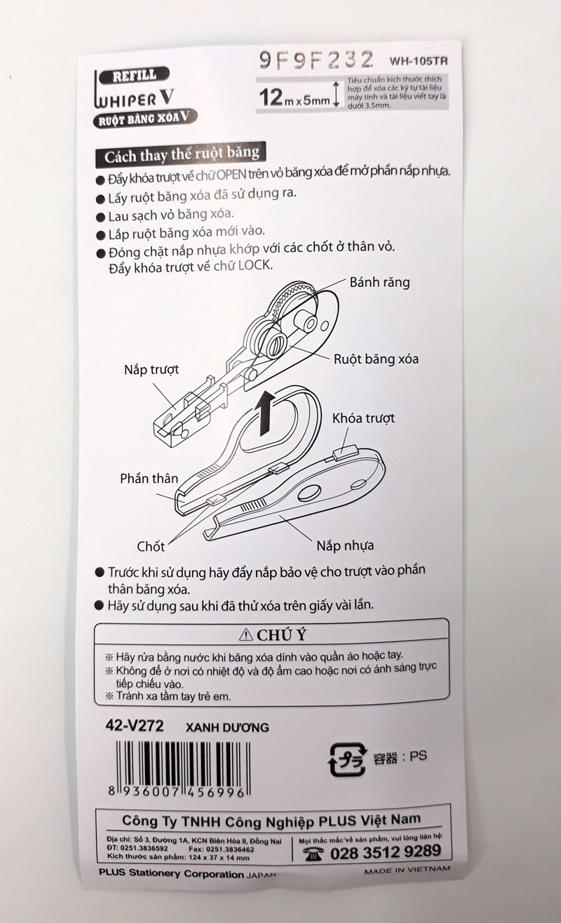 Ruột Bút Xóa Băng 42.V272