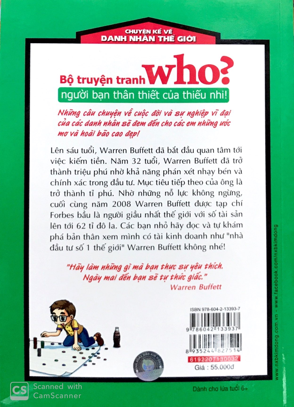Who? Chuyện Kể Về Danh Nhân Thế Giới - Warren Buffett