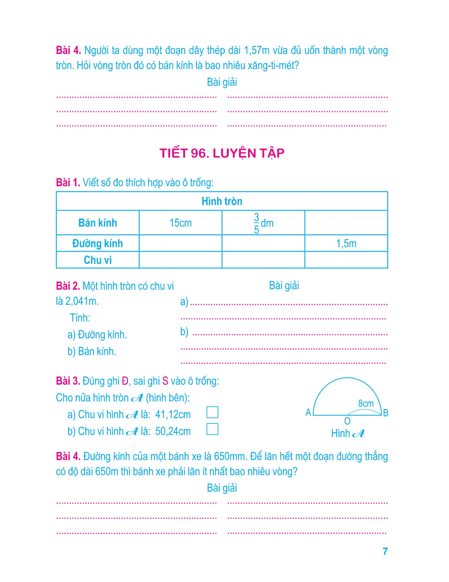 Vở Bài Tập Toán Nâng Cao Lớp 5 - Quyển 2 (Tái Bản)