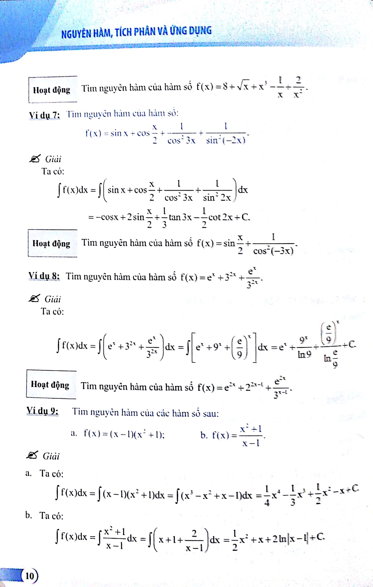 Phương Pháp Giải Các Dạng Toán THPT - Nguyên Hàm, Tích Phân Và Ứng Dụng