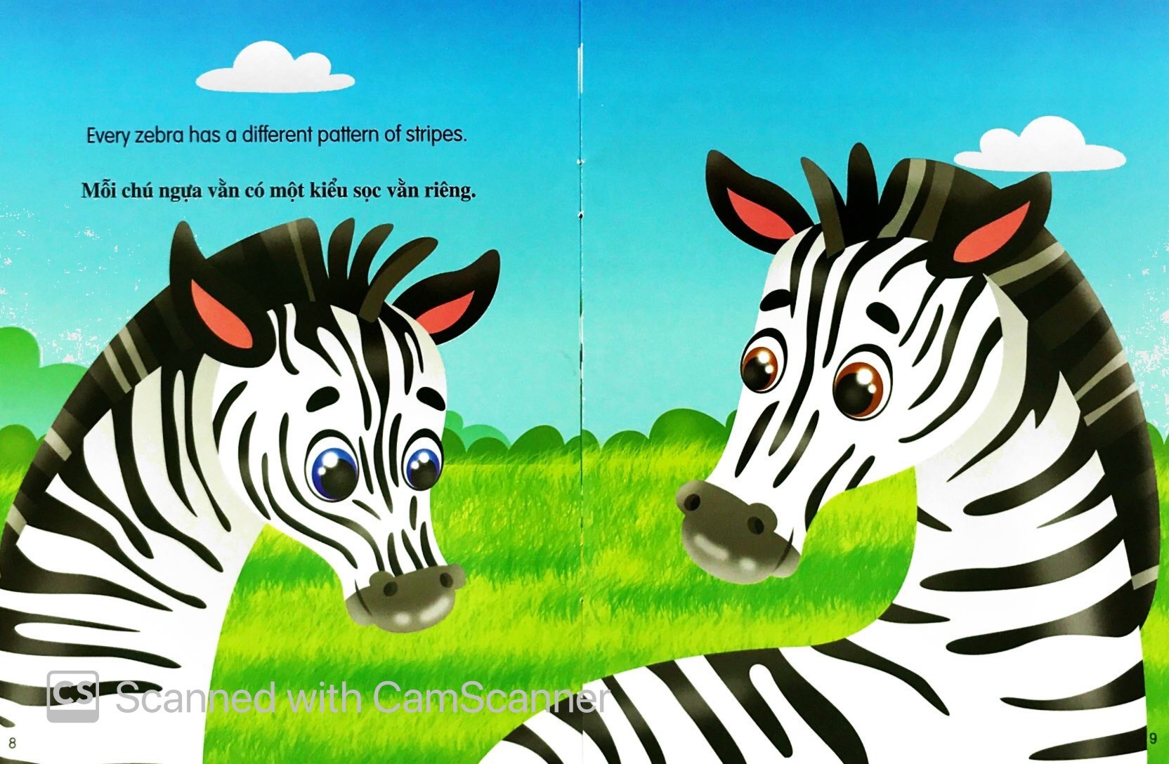 Những Câu Chuyện Về Thế Giới Động Vật - Tớ Là Một Chú Ngựa Vằn - I Am A Zebra (Song Ngữ Anh - Việt)