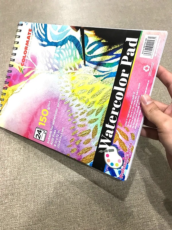 Tập Giấy Vẽ A4 Watercolor Pad Colormate 24 Tờ ARTIST-WP