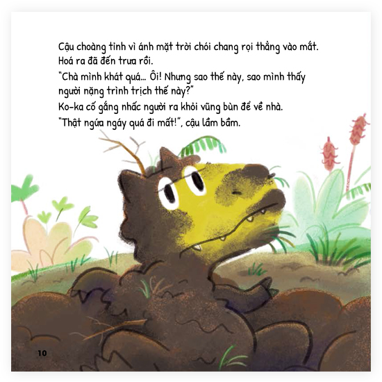 Khủng Long nhỏ bỏ thói quen xấu - Tắm rửa sạch sẽ nào!