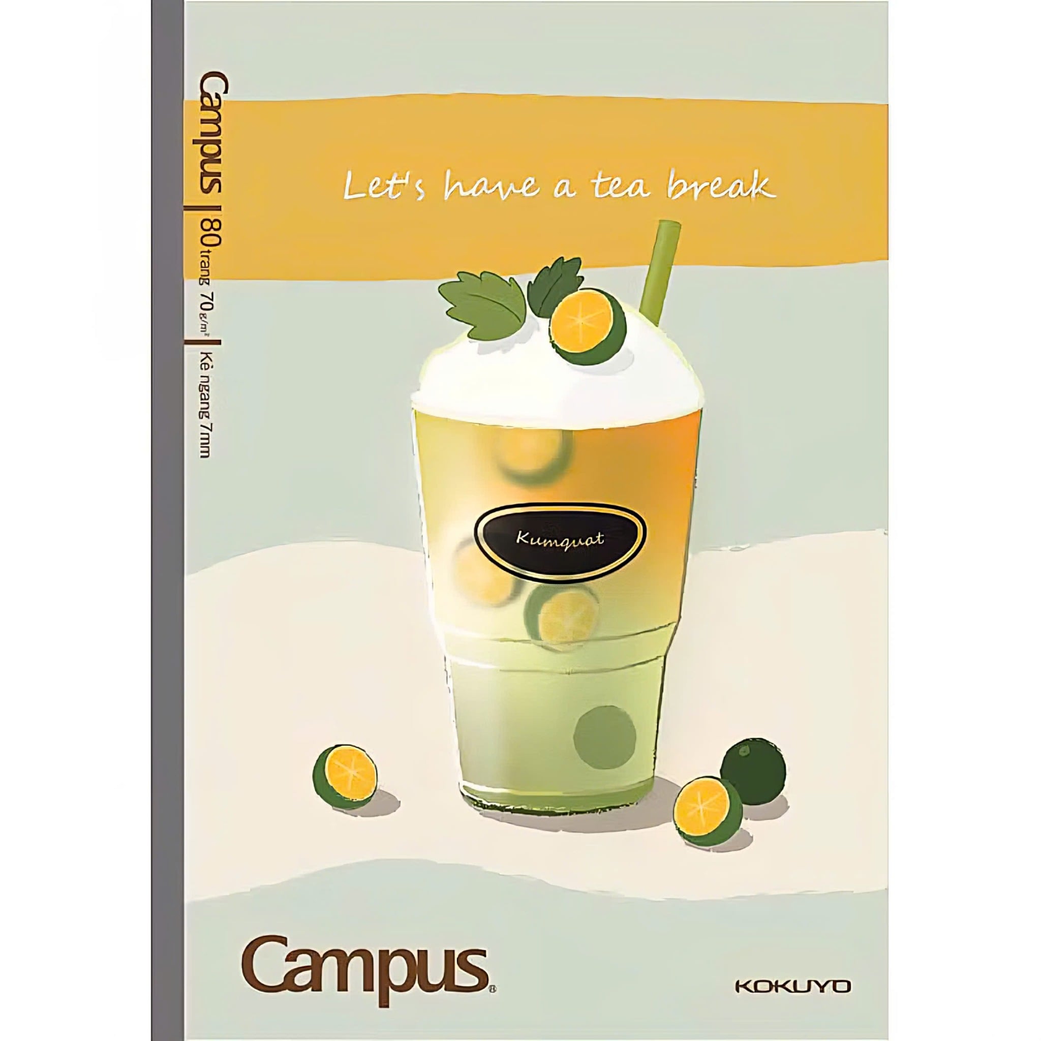 Vở Kẻ Ngang Campus Cafe-NB-B5L80CAF-02 0568 80Tr