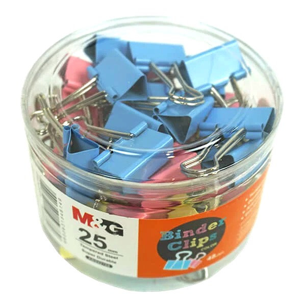 Kẹp Giấy Màu M&G 25mm ABS92768