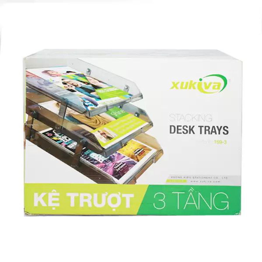 Giá Tài Liệu 3 Tầng Trượt Xukiva 169-3