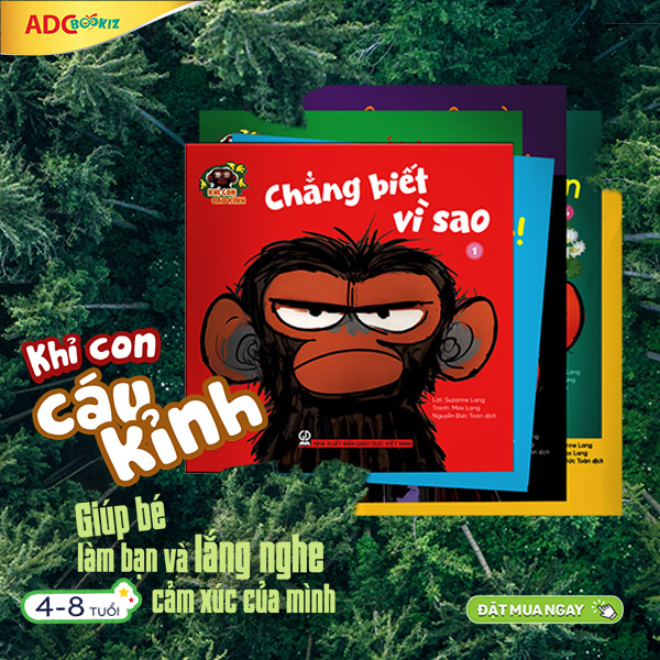 Bộ Khỉ Con Cáu Kỉnh (8 Cuốn)