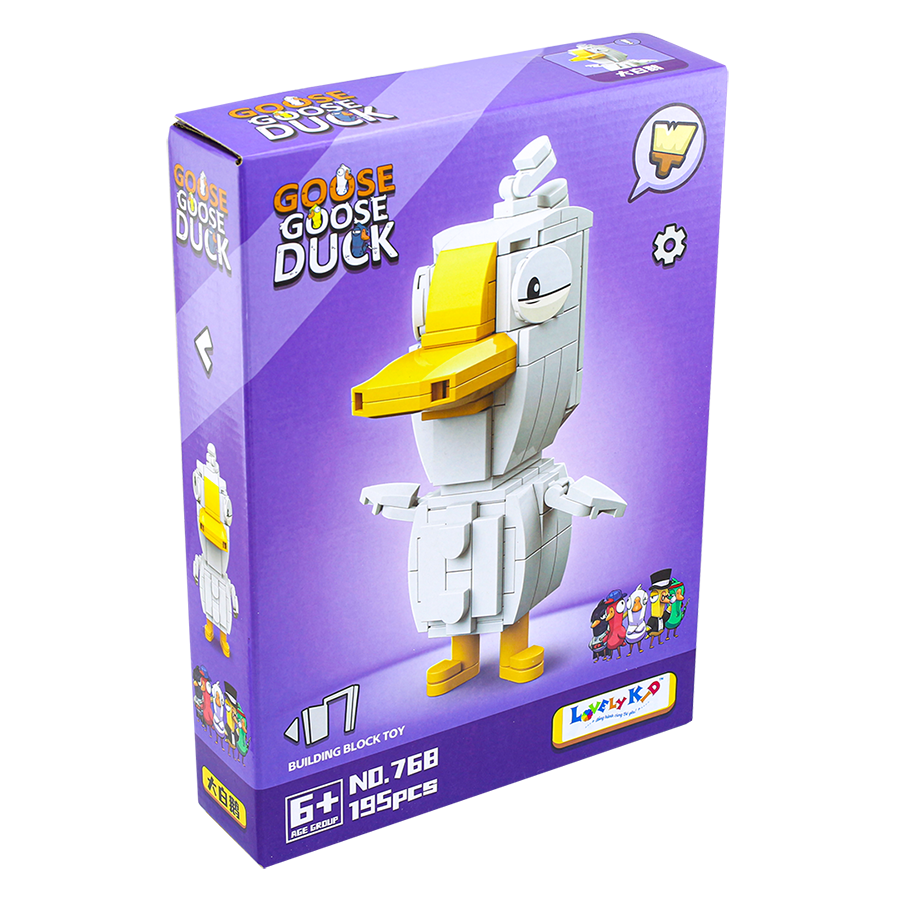 Đồ Chơi Bộ Xếp Hình Goose Goose Duck Vịt Trắng LF66